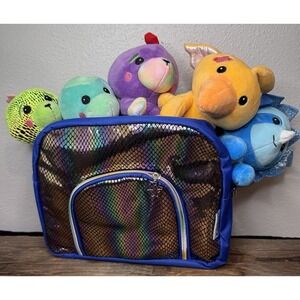 Pomkinz Pet Pals Dino‎ Stuffed Animal Set of 5 w/ Carrying Case